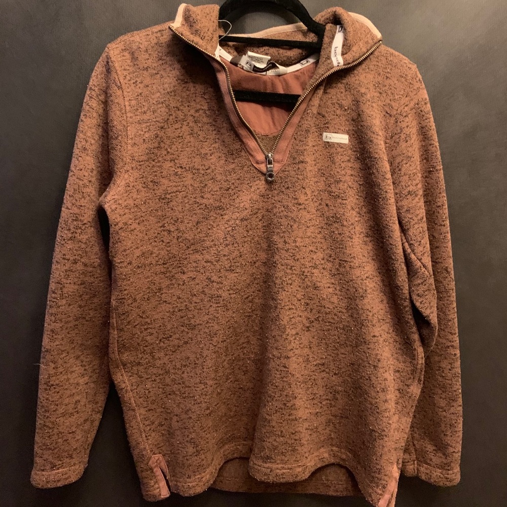 Banded Quarter zipped jacket